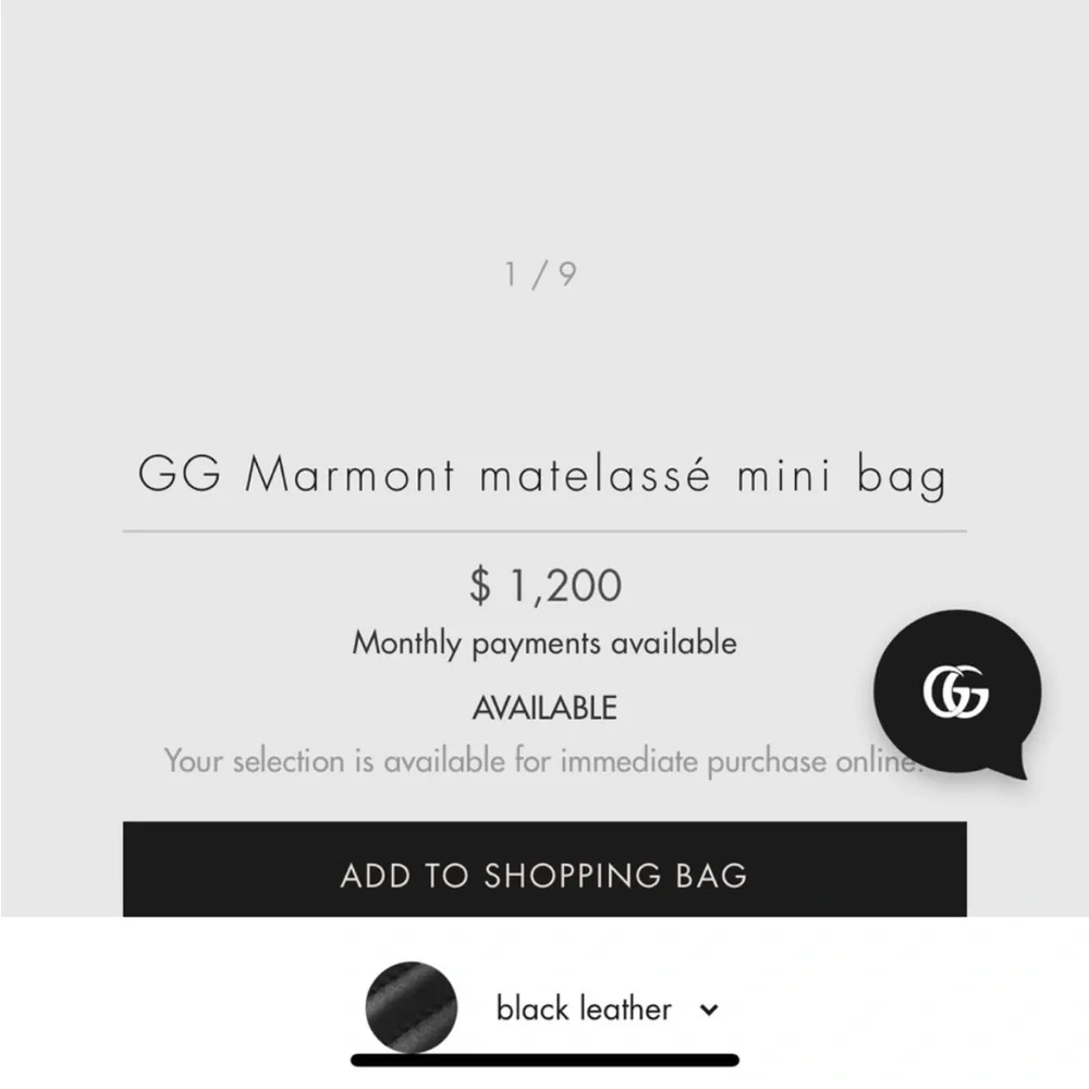 Gucci Black and Gold Quilted Crossbody Bag - Picture 8 of 11